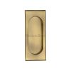 Flush Pull Handle 105mm Antique Brass Finish