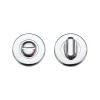 Zoo Hardware Turn and release on round rose - Polished Chrome