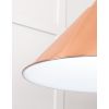 White Gloss Hockley Pendant in Copper