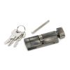 Pewter 40/40 5pin Euro Cylinder/Thumbturn