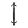Zoo Hardware Fleur de Lys Pull Handle - 6" - Black