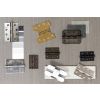 Atlantic Ball Bearing Hinges 3" x 2.5" x 2.5mm - Satin Chrome (Pair)