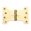 Heritage Brass Parliament Hinge Brass 4" x 4" x 6" Polished Brass finish