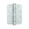 Zoo Hardware Ball Bearing Hinge - Steel 102 x 76 x 3mm - Radius - Satin Chrome