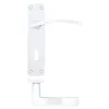 Zoo Hardware Toledo lever on lock backplate - Polished Chrome