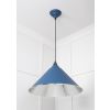 Hammered Nickel Hockley Pendant in Upstream