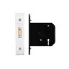 Zoo Hardware 3 Lever Replacement Dead Lock - 76mm c/w PVD Forend and Strike - Satin Stainless