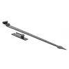 Black 35" Hook & Band Hinge - Cranked (pair)