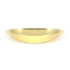 Smooth Brass Oval Sink
