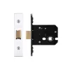 Zoo Hardware Flat latch - 76mm C/W PVD Forend and Strike - Satin Stainless
