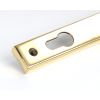 Polished Brass Brompton Slimline Lever Espag. Lock Set