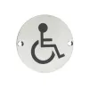 Zoo Hardware Sex Symbol - Disabled - 76mm dia - Satin Stainless