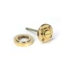 Polished Brass Round Thumbturn Set (Art Deco)