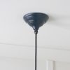 Hammered Nickel Hockley Pendant in Dusk