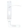 Zoo Hardware Toledo lever on euro backplate - Polished Chrome