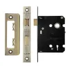 Zoo Hardware 3 Lever Mortice Sashlock, 76mm - 57mm Centres, Square, Florentine Bronze Finish