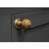 Rosewood and AB Beehive Cabinet Knob 38mm