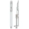 Zoo Hardware Lever Action Flush Bolt 20 x 200mm - Radius Forends - Satin Aluminium