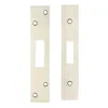 Zoo Hardware Spare Acc Pk for UK Dead Locks - *BLANK* - contains Forend, Strike and Fixing Screws - Nickel