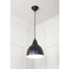 White Gloss Brindley Pendant in Elan Black