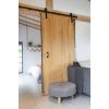 100kg Black Sliding Door Hardware Kit (2m Track)