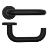 Zoo Hardware Maggiore Lever on Round Rose - Black