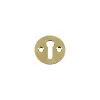 Zoo Hardware Std. Key Profile Victorian Escutcheon 32mm dia. - Polished Brass