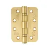 Zoo Hardware Grade 13 Ball Bearing Hinge - SS201 - Radius - CF849 - PVD Satin Brass