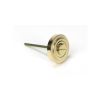 Polished Brass Round Thumbturn Set (Art Deco)