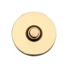 Heritage Brass Round Bell Push Polished Brass finish