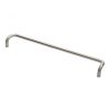 19mm Cranked Pull Handle 600mm Centres - Satin Stainless Steel