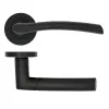 Zoo Hardware Andorra lever on rose - Matt Black