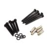 100kg Black Sliding Door Hardware Kit (2m Track)