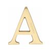 Heritage Brass Alphabet A Pin Fix 51mm (2") Satin Brass Finish