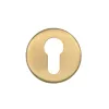 Zoo Hardware Euro Profile Escutcheon - 52mm Dia - Grade 201 - PVD Satin Brass