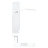 Zoo Hardware Toledo Lever on latch backplate - Polished Chrome