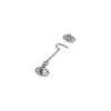 Zoo Hardware Cabin Hook (Lightweight) 4" - Satin