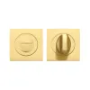 Zoo Hardware Square turn & release - Favo Satin Brass
