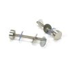 Satin Marine SS (316) 0.6m Offset T Bar Handle Bolt Fix 32mm Ø