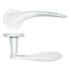 Zoo Hardware Merida lever on rose - Polished Chrome
