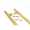 Aged Brass (316) 0.9m T Bar Handle B2B 32mm Ø