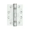 Zoo Hardware Ball Bearing Hinge - Steel 102 x 76 x 3mm - Polished Chrome