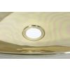 Smooth Brass Oval Sink