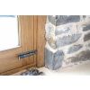 Pewter 6" Straight Door Bolt