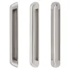 Zoo Hardware Anti Ligature Pull Handle 250mm CTC (280mm) Bolt Fix - Satin St. Steel - Stainless Steel