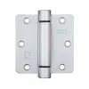Zoo Hardware Spring Hinge Plus Slave Pack - Radius - 3.5"x3.5"x2.5 - Polished Chrome (Contains 2 Spring and 1 Unsprung Hinge) - Satin Chrome
