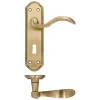 Zoo Hardware Winchester Lever Lock (57mm c/c) Furniture 180 x 48mm - Brass