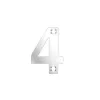 Zoo Hardware Numerals - 50mm - Stainless Steel