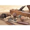Rosewood & Aged Brass Beehive Mortice/Rim Knob Set