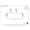 Satin Chrome Large Letter Plate Cover